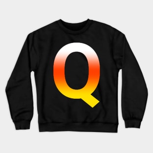 Fire Letter Q Crewneck Sweatshirt